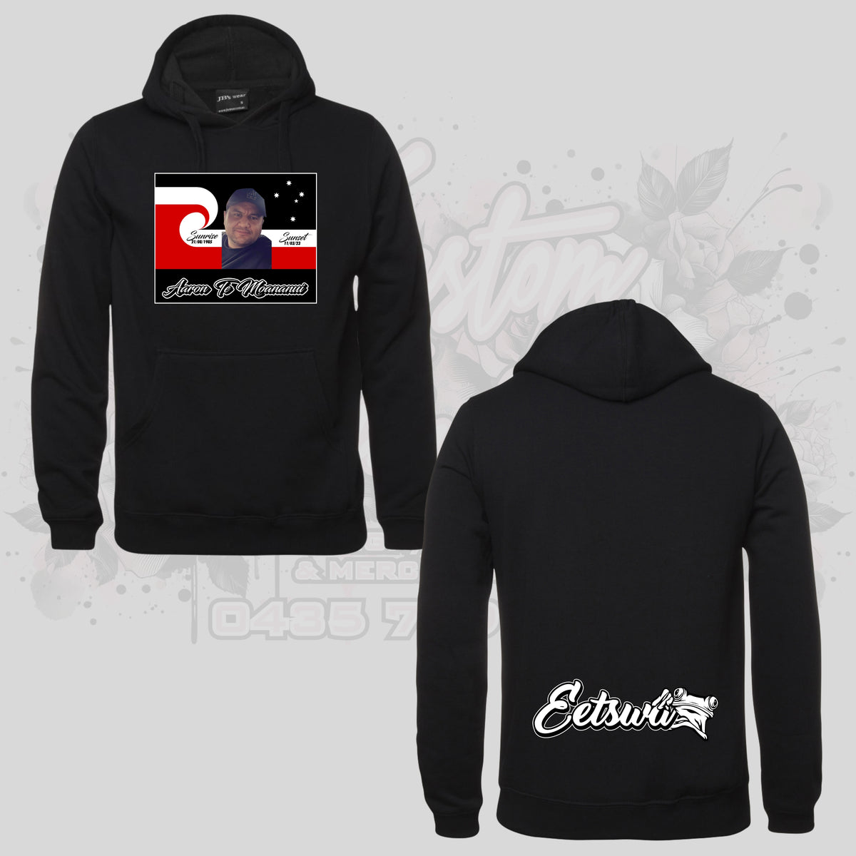 MEMORIAL | “Aaron Te Moananuni” HOODIES