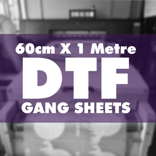 DTF Gang Sheets -60cm x 1 METRE