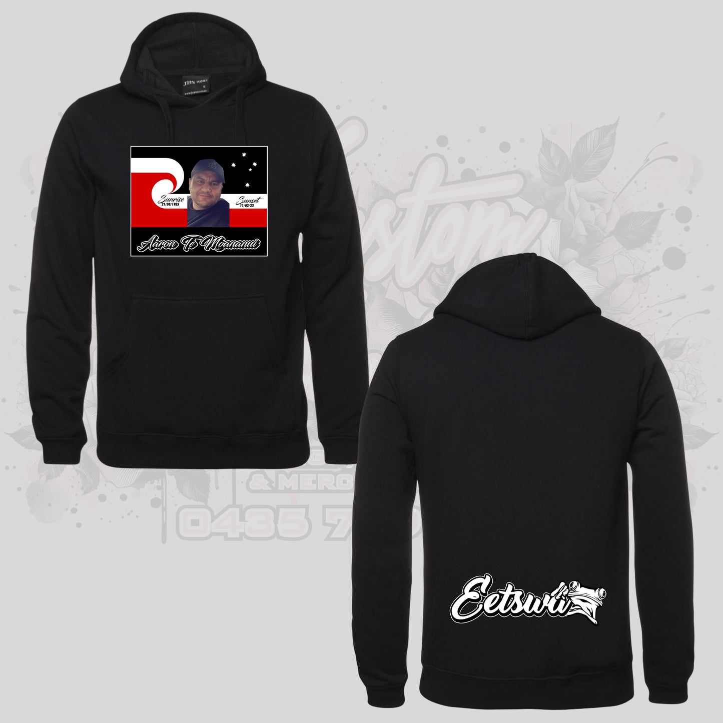 MEMORIAL | “Aaron Te Moananuni” HOODIES