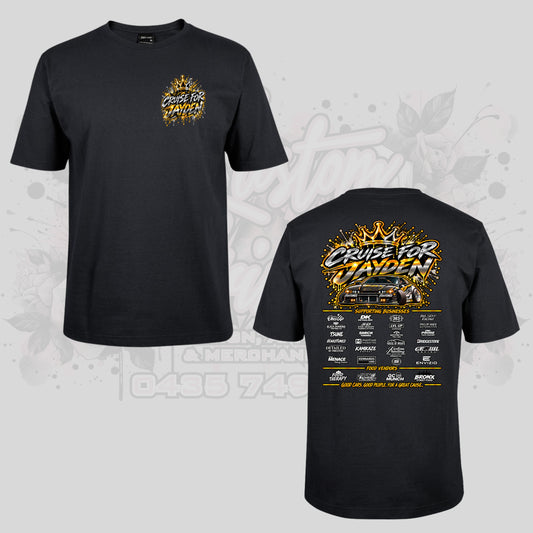 CRUISE FOR JAYDEN CHARITY TEES